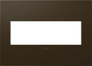 Legrand Canada - Three-Gang Screwless Wall Plate - Adorne - Bronze- Union Lighting Luminaires Decor