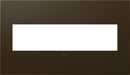 Legrand Canada - Four-Gang Screwless Wall Plate - Adorne - Bronze- Union Lighting Luminaires Decor