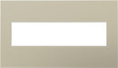 Legrand Canada - Four-Gang Screwless Wall Plate - Adorne - Titanium- Union Lighting Luminaires Decor