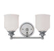 Savoy House Canada - Two Light Bath Bar - Melrose - Polished Chrome- Union Lighting Luminaires Decor