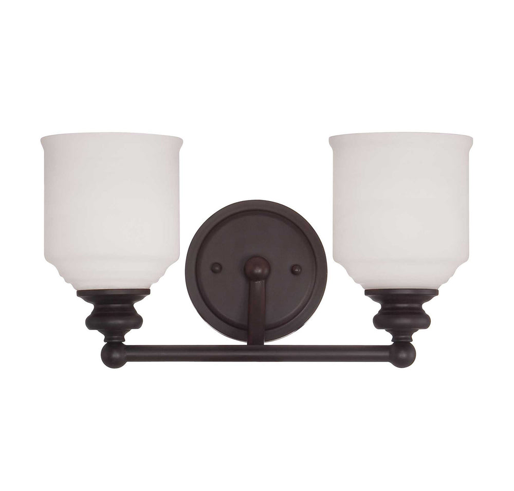 Savoy House Canada - Two Light Bath Bar - Melrose - English Bronze- Union Lighting Luminaires Decor