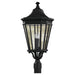 Generation Lighting Canada - Three Light Outdoor Fixture - Cotswold Lane - Black- Union Lighting Luminaires Decor