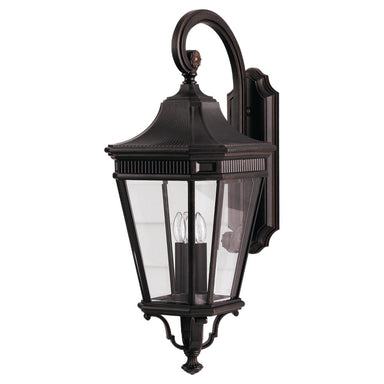 Generation Lighting Canada - Three Light Outdoor Fixture - Cotswold Lane - Grecian Bronze- Union Lighting Luminaires Decor