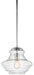 Kichler Canada - One Light Pendant - Everly - Chrome- Union Lighting Luminaires Decor