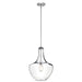 Kichler Canada - One Light Pendant - Everly - Chrome- Union Lighting Luminaires Decor