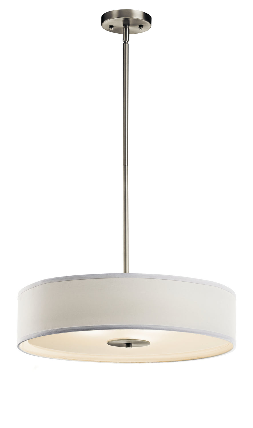 Kichler Canada - Three Light Pendant/Semi Flush - Brushed Nickel- Union Lighting Luminaires Decor