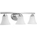 Progress Canada - Three Light Bath Bracket - Adorn - Polished Chrome- Union Lighting Luminaires Decor
