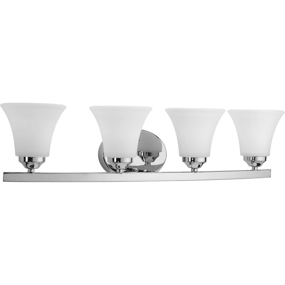 Progress Canada - Four Light Bath Bracket - Adorn - Polished Chrome- Union Lighting Luminaires Decor