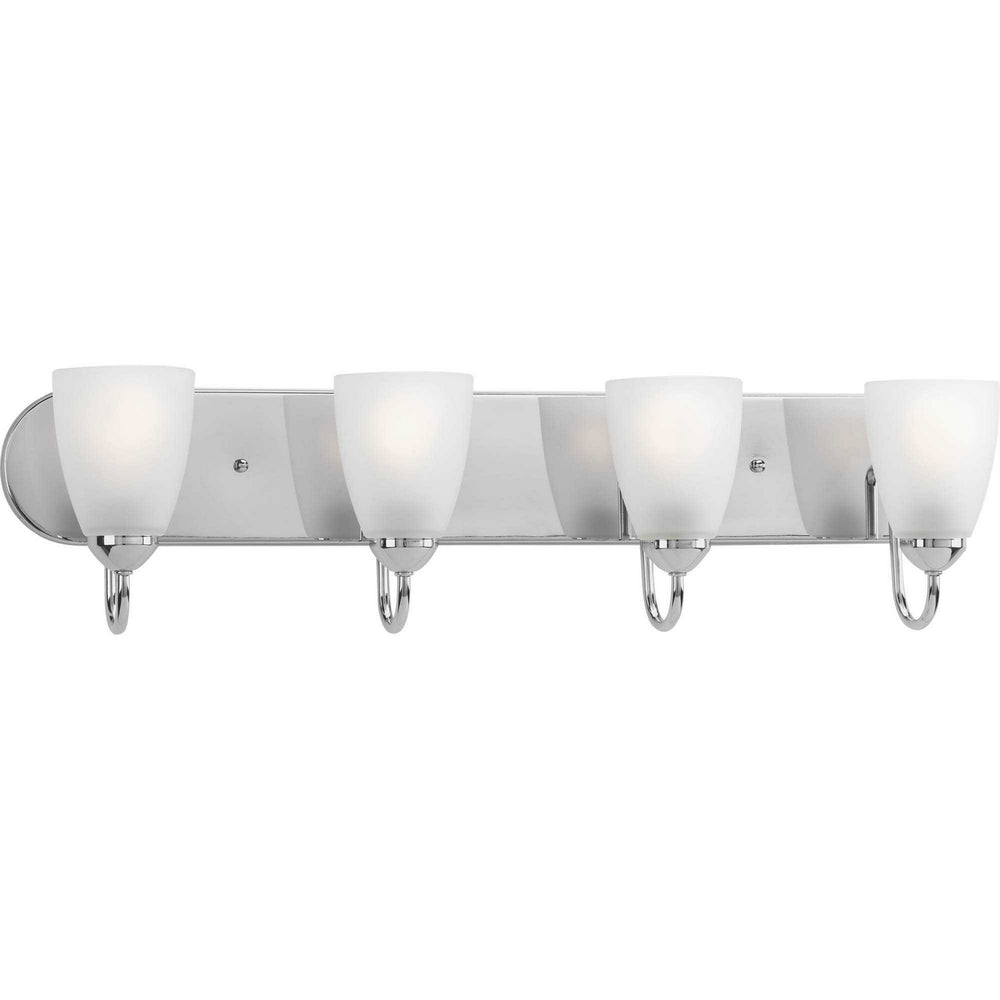 Progress Canada - Four Light Bath - Gather - Polished Chrome- Union Lighting Luminaires Decor