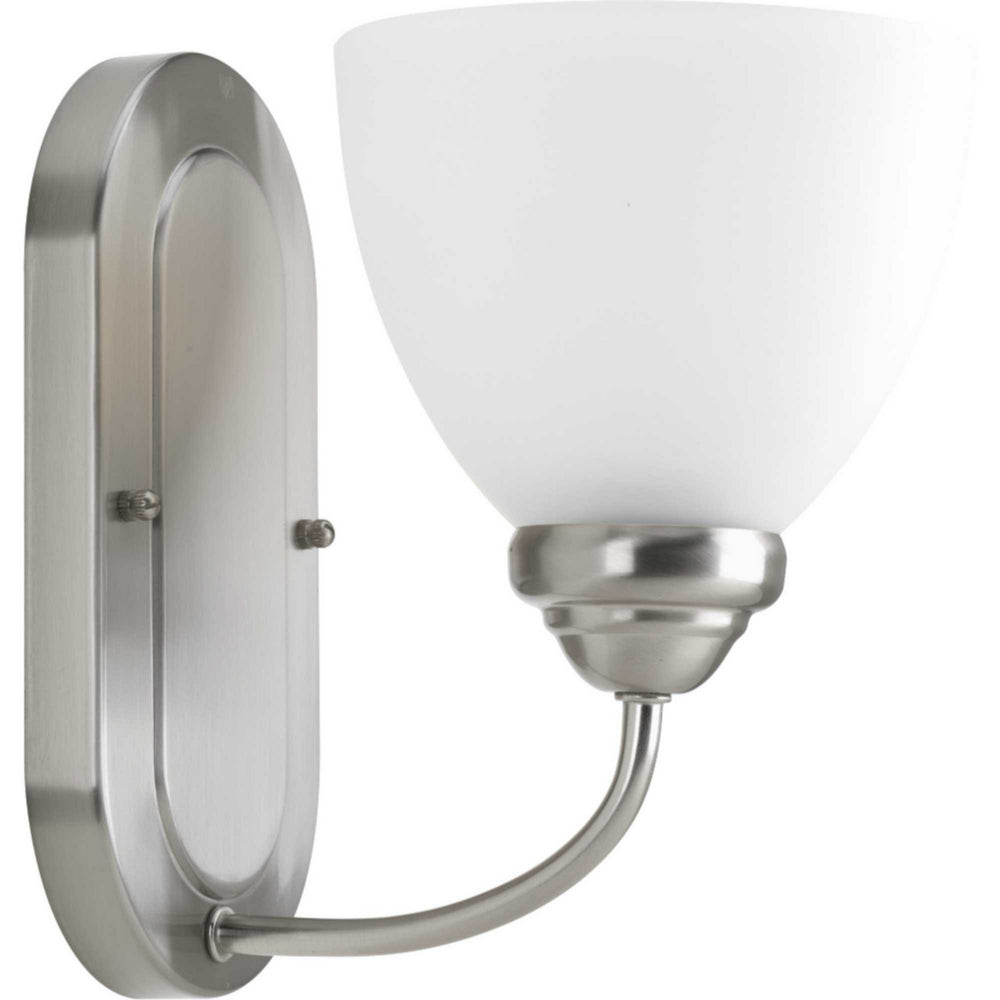 Progress Canada - One Light Bath Bracket - Heart - Brushed Nickel- Union Lighting Luminaires Decor