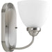 Progress Canada - One Light Bath Bracket - Heart - Brushed Nickel- Union Lighting Luminaires Decor