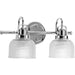 Progress Canada - Two Light Bath Bracket - Archie - Polished Chrome- Union Lighting Luminaires Decor