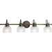 Progress Canada - Four Light Bath Bracket - Archie - Venetian Bronze- Union Lighting Luminaires Decor