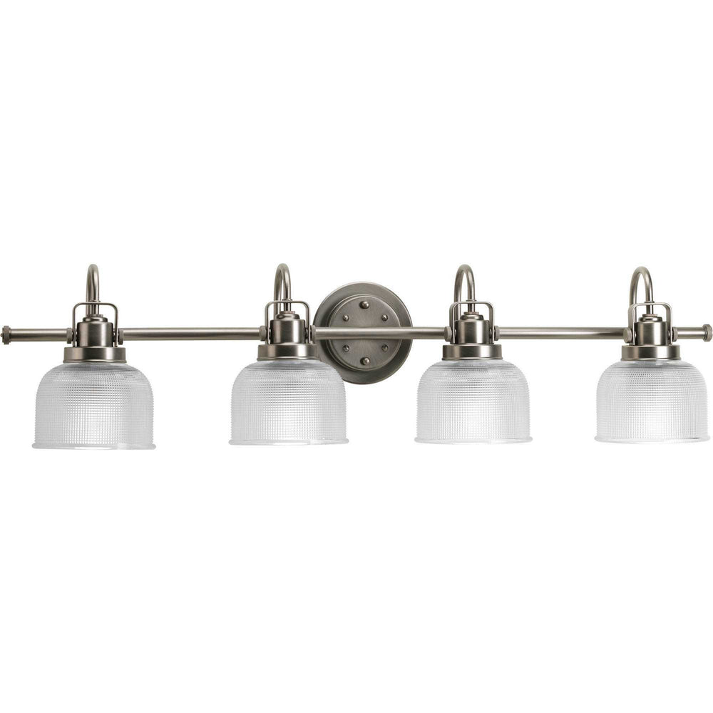 Progress Canada - Four Light Bath Bracket - Archie - Antique Nickel- Union Lighting Luminaires Decor