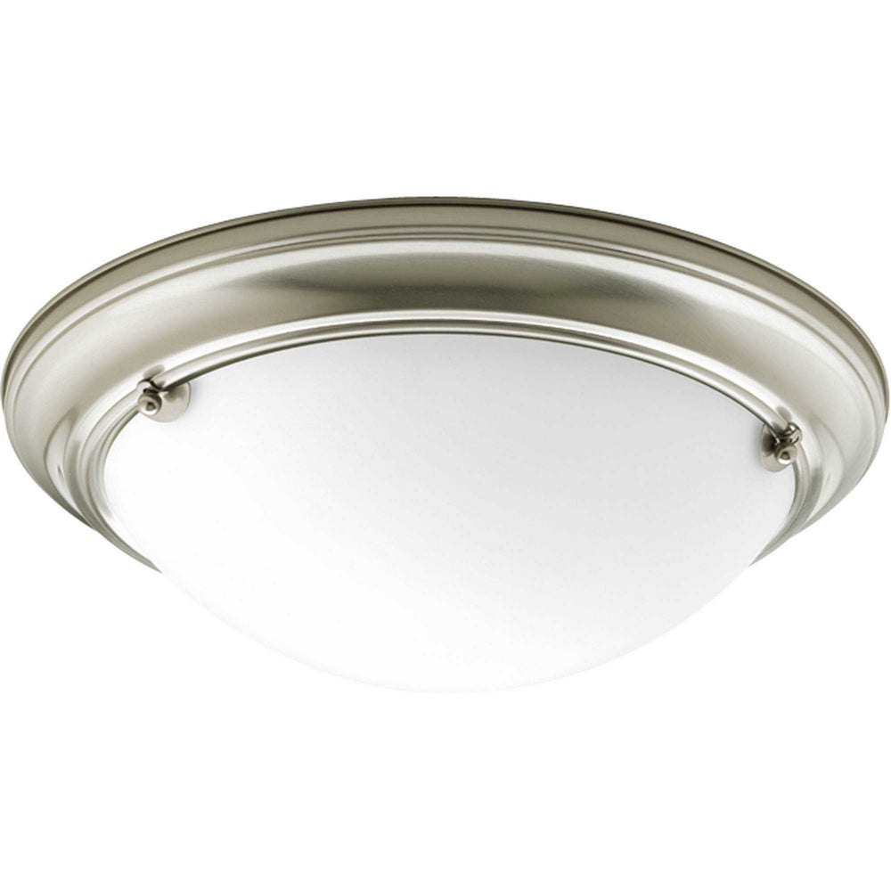 Progress Canada - Two Light Flush Mount - Eclipse - Brushed Nickel- Union Lighting Luminaires Decor