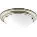 Progress Canada - Two Light Flush Mount - Eclipse - Brushed Nickel- Union Lighting Luminaires Decor