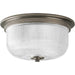 Progress Canada - Two Light Flush Mount - Archie - Antique Nickel- Union Lighting Luminaires Decor