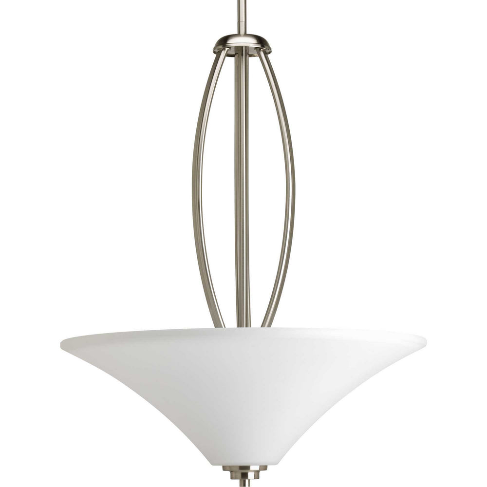 Progress Canada - Three Light Pendant - Joy - Brushed Nickel- Union Lighting Luminaires Decor