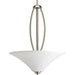 Progress Canada - Three Light Pendant - Joy - Brushed Nickel- Union Lighting Luminaires Decor