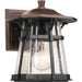 Progress Canada - One Light Wall Lantern - Derby - Espresso- Union Lighting Luminaires Decor