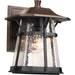 Progress Canada - One Light Wall Lantern - Derby - Espresso- Union Lighting Luminaires Decor