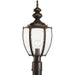 Progress Canada - One Light Post Lantern - Roman Coach - Antique Bronze- Union Lighting Luminaires Decor