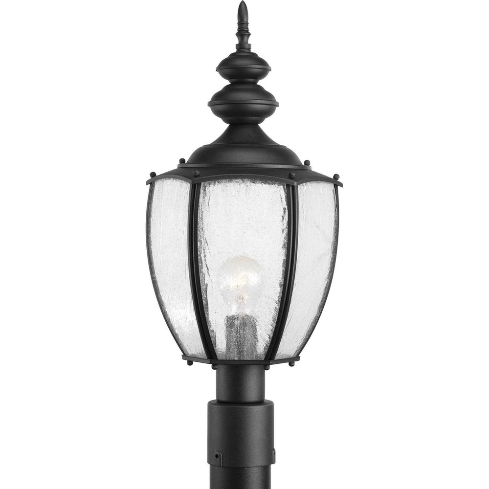 Progress Canada - One Light Post Lantern - Roman Coach - Black- Union Lighting Luminaires Decor