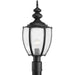 Progress Canada - One Light Post Lantern - Roman Coach - Black- Union Lighting Luminaires Decor