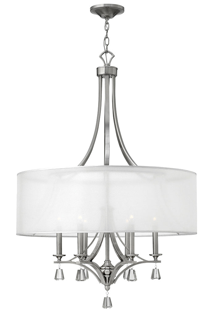 Fredrick Ramond Canada - LED Chandelier - Mime - Brushed Nickel- Union Lighting Luminaires Decor
