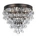 Crystorama - Three Light Flush Mount - Calypso - Vibrant Bronze- Union Lighting Luminaires Decor