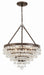 Crystorama - Six Light Chandelier - Calypso - Vibrant Bronze- Union Lighting Luminaires Decor