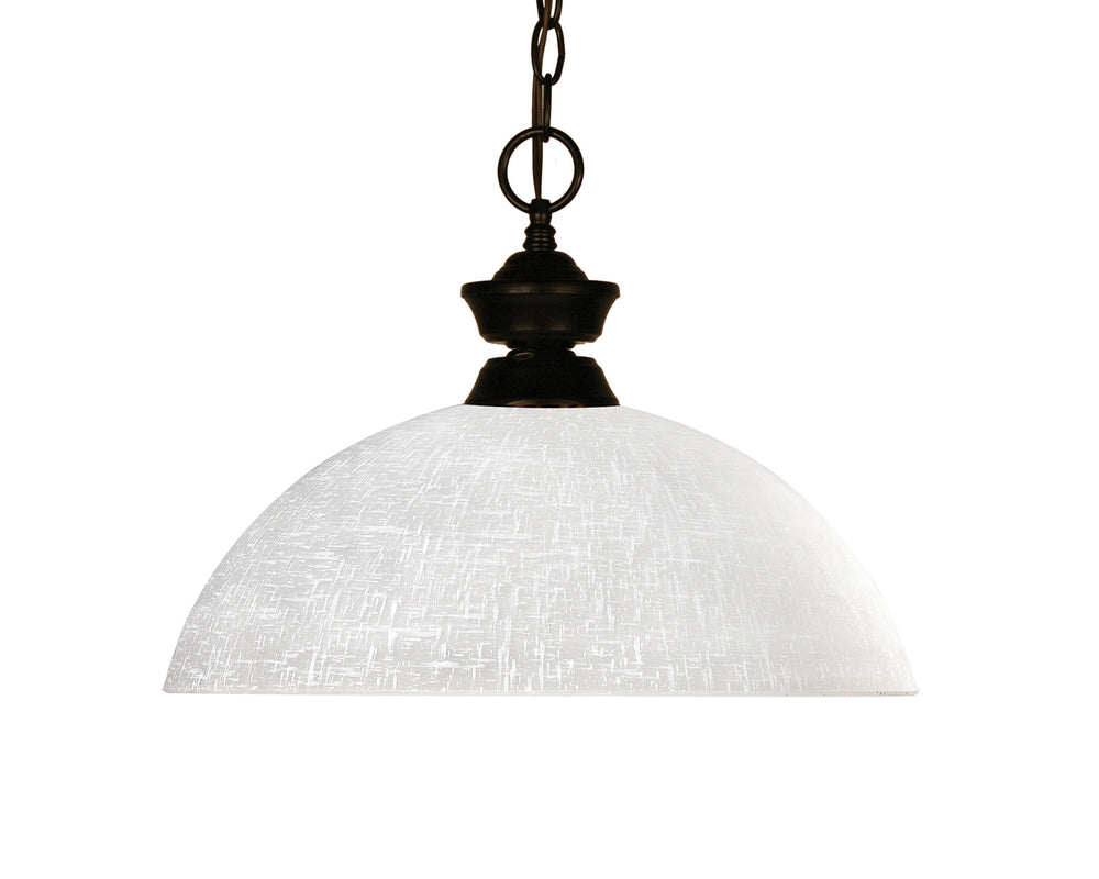 Z-Lite Canada - One Light Pendant - Riviera - Bronze- Union Lighting Luminaires Decor