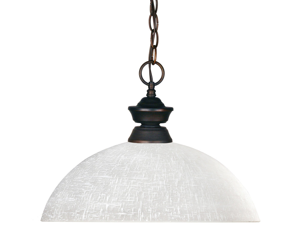 Z-Lite Canada - One Light Pendant - Riviera - Olde Bronze- Union Lighting Luminaires Decor