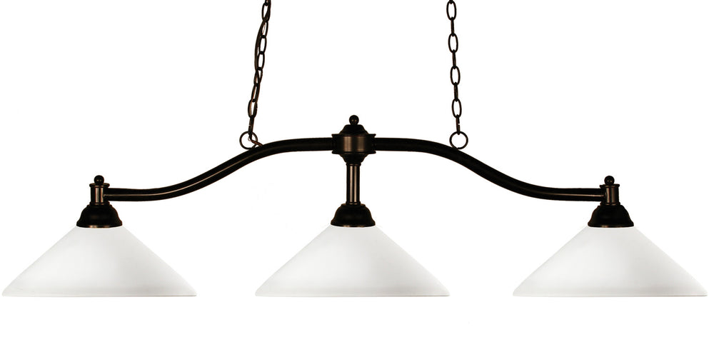 Z-Lite Canada - Three Light Billiard - Chance - Bronze- Union Lighting Luminaires Decor