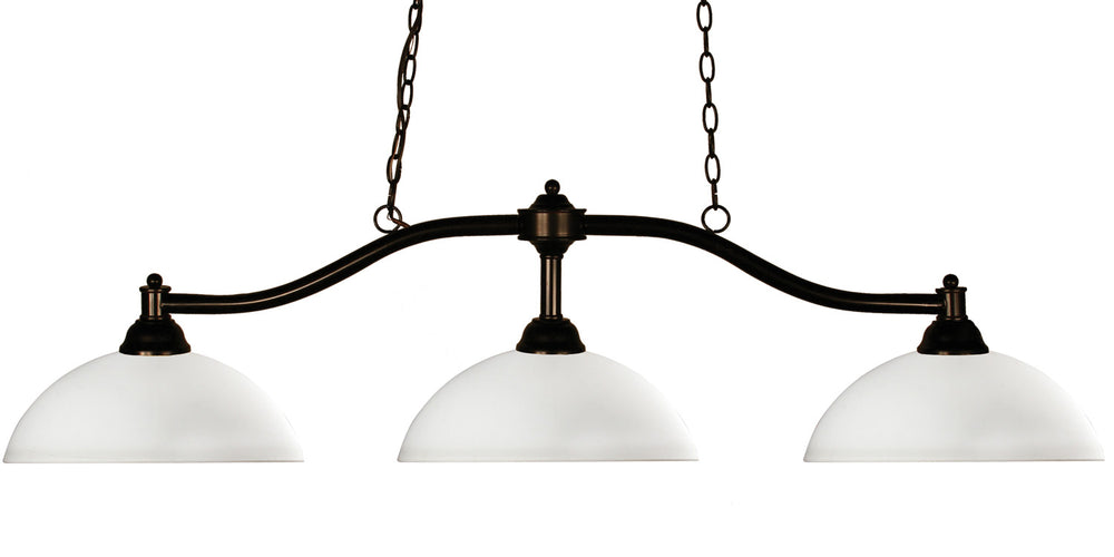 Z-Lite Canada - Three Light Billiard - Chance - Bronze- Union Lighting Luminaires Decor