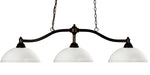 Z-Lite Canada - Three Light Billiard - Chance - Bronze- Union Lighting Luminaires Decor