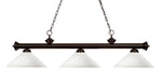 Z-Lite Canada - Three Light Billiard - Riviera - Bronze- Union Lighting Luminaires Decor