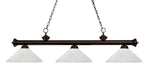 Z-Lite Canada - Three Light Billiard - Riviera - Bronze- Union Lighting Luminaires Decor