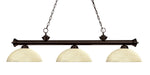 Z-Lite Canada - Three Light Billiard - Riviera - Bronze- Union Lighting Luminaires Decor