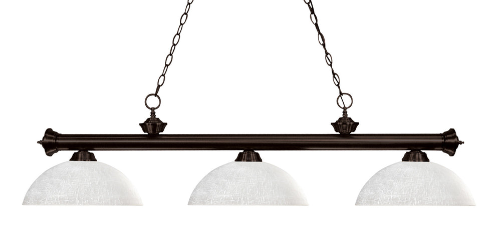 Z-Lite Canada - Three Light Billiard - Riviera - Bronze- Union Lighting Luminaires Decor