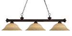 Z-Lite Canada - Three Light Billiard - Riviera - Bronze- Union Lighting Luminaires Decor