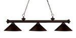 Z-Lite Canada - Three Light Billiard - Riviera - Bronze- Union Lighting Luminaires Decor