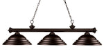 Z-Lite Canada - Three Light Billiard - Riviera - Bronze- Union Lighting Luminaires Decor