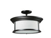 Z-Lite Canada - Three Light Semi Flush Mount - Sonna - Bronze- Union Lighting Luminaires Decor