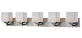 Z-Lite Canada - Five Light Vanity - Quube - Brushed Nickel- Union Lighting Luminaires Decor
