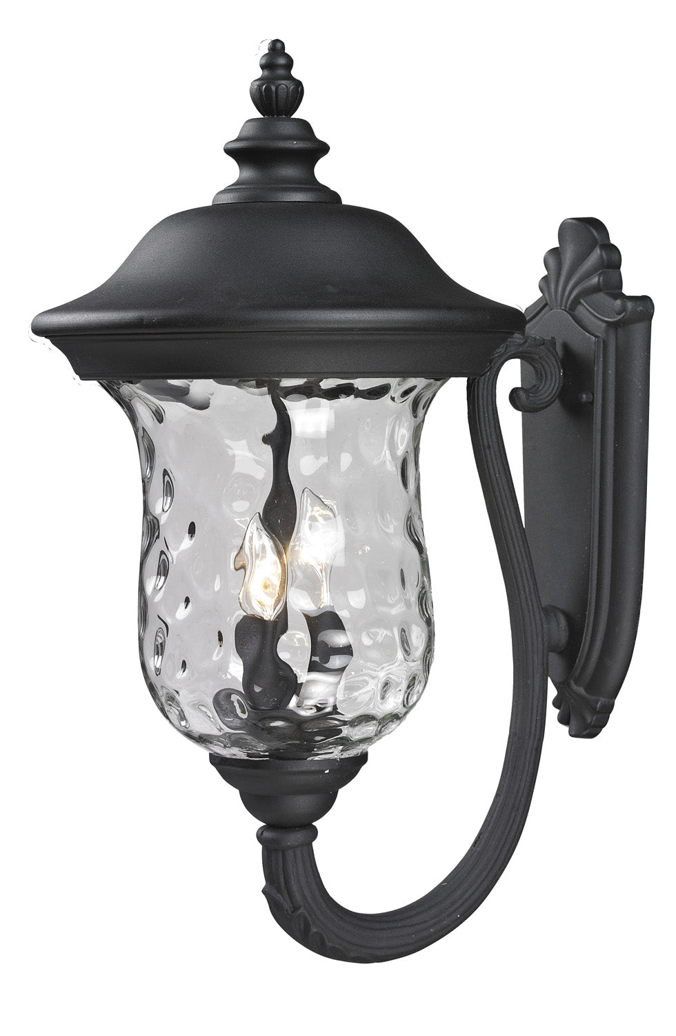 Z-Lite Canada - Three Light Outdoor Wall Light - Armstrong - Black- Union Lighting Luminaires Decor