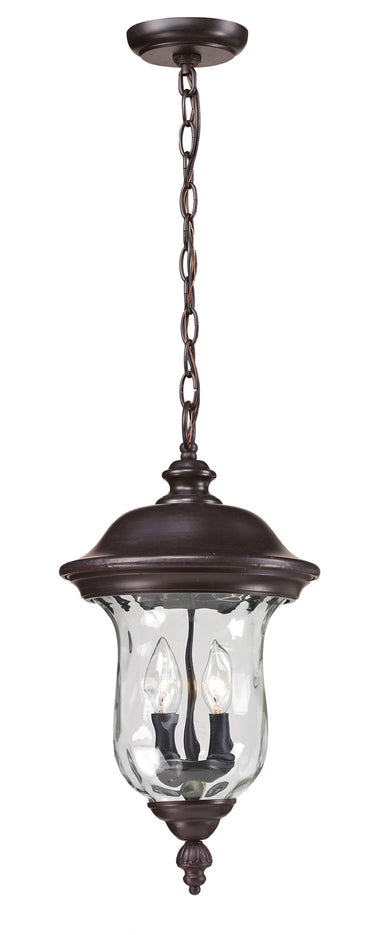 Z-Lite Canada - Two Light Outdoor Chain Mount - Armstrong - Bronze- Union Lighting Luminaires Decor