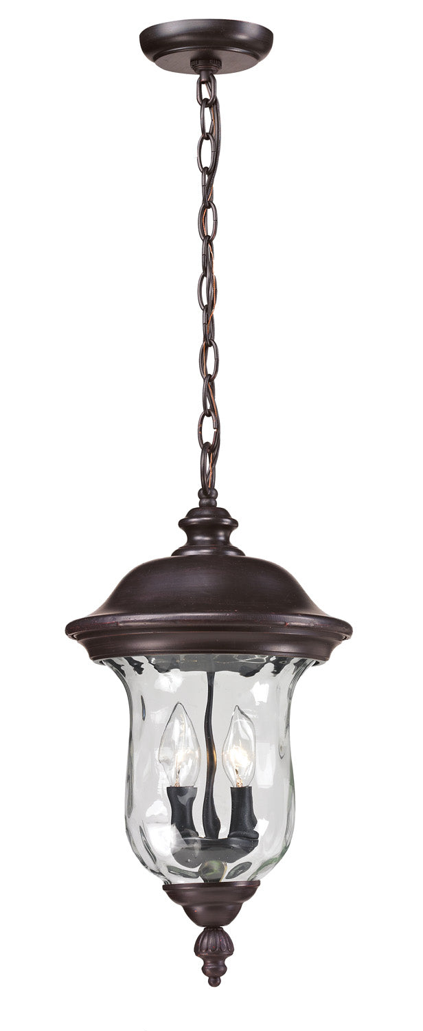 Z-Lite Canada - Two Light Outdoor Chain Mount - Armstrong - Bronze- Union Lighting Luminaires Decor