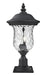 Z-Lite Canada - Three Light Outdoor Pier Mounted Fixture - Armstrong - Black- Union Lighting Luminaires Decor