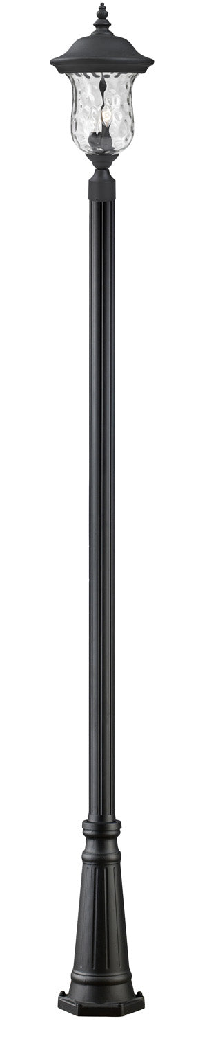 Z-Lite Canada - Two Light Outdoor Post Mounted Fixture - Armstrong - Black- Union Lighting Luminaires Decor